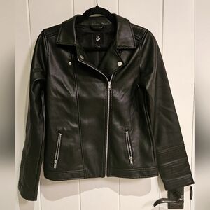 Girls' art class Solid Moto Jacket  Black XL